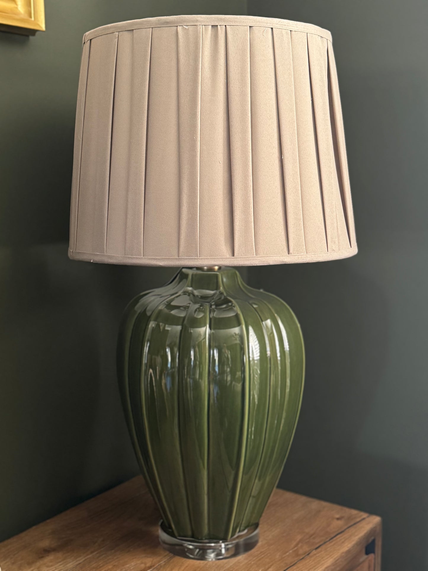 Astrid Green Table Lamp
