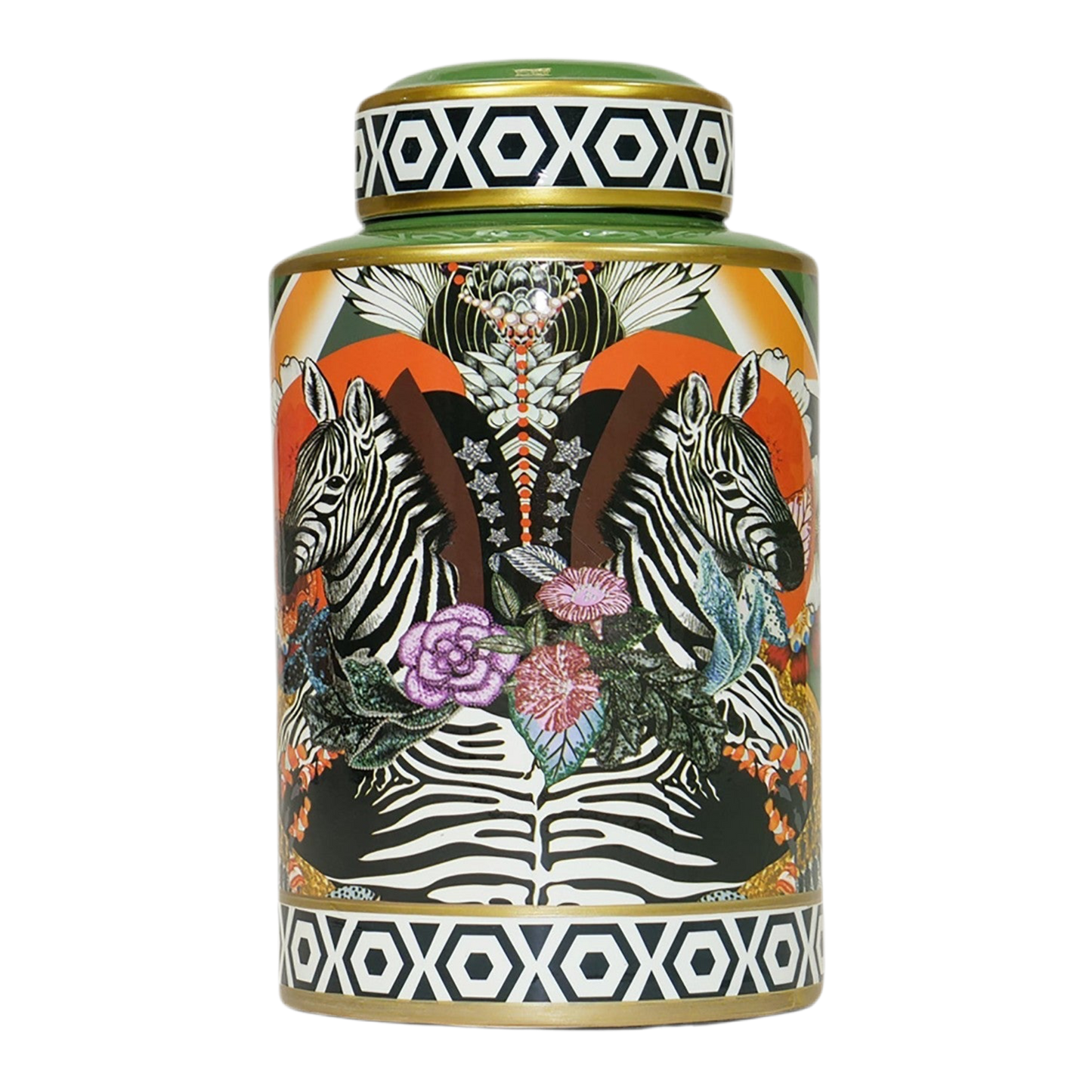 Wondermart Zebra Lidded Jar