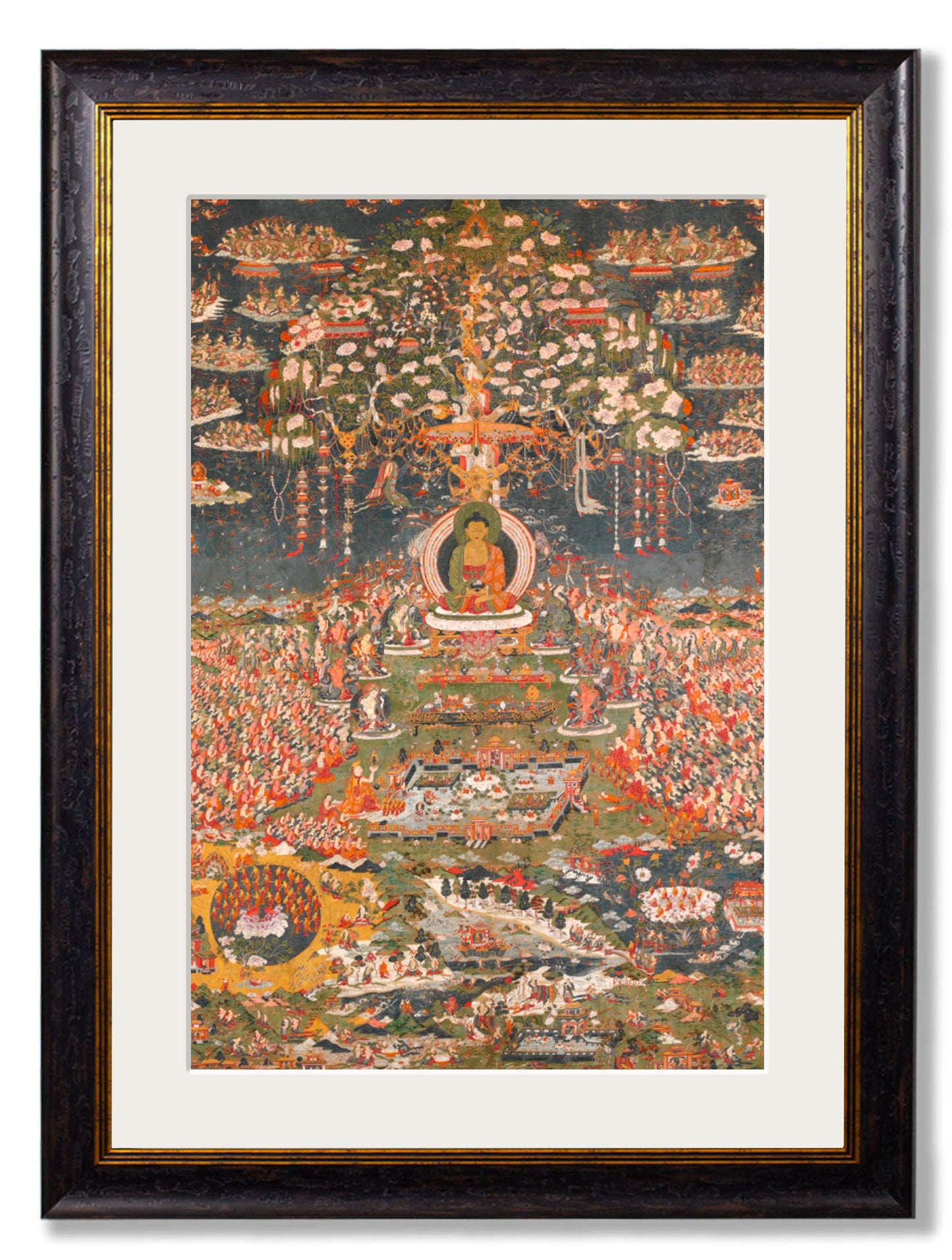 c.1700 Buddha of the Western Pure Land detail – Leya Buster Interiors