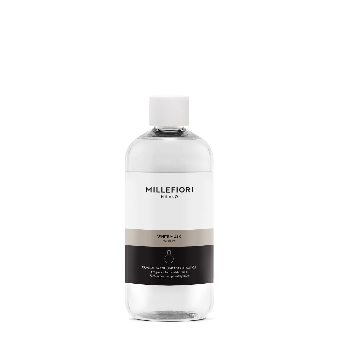 Millefiori White Musk Lamp Fragrance 500ml refill bottle