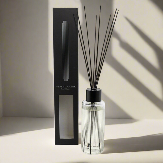 Violet Amber Large 1200ml Reed Diffuser