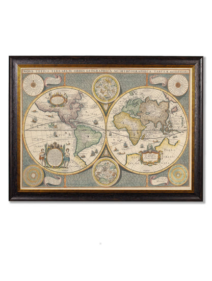 c.1642 Map of the World detail – Leya Buster Interiors