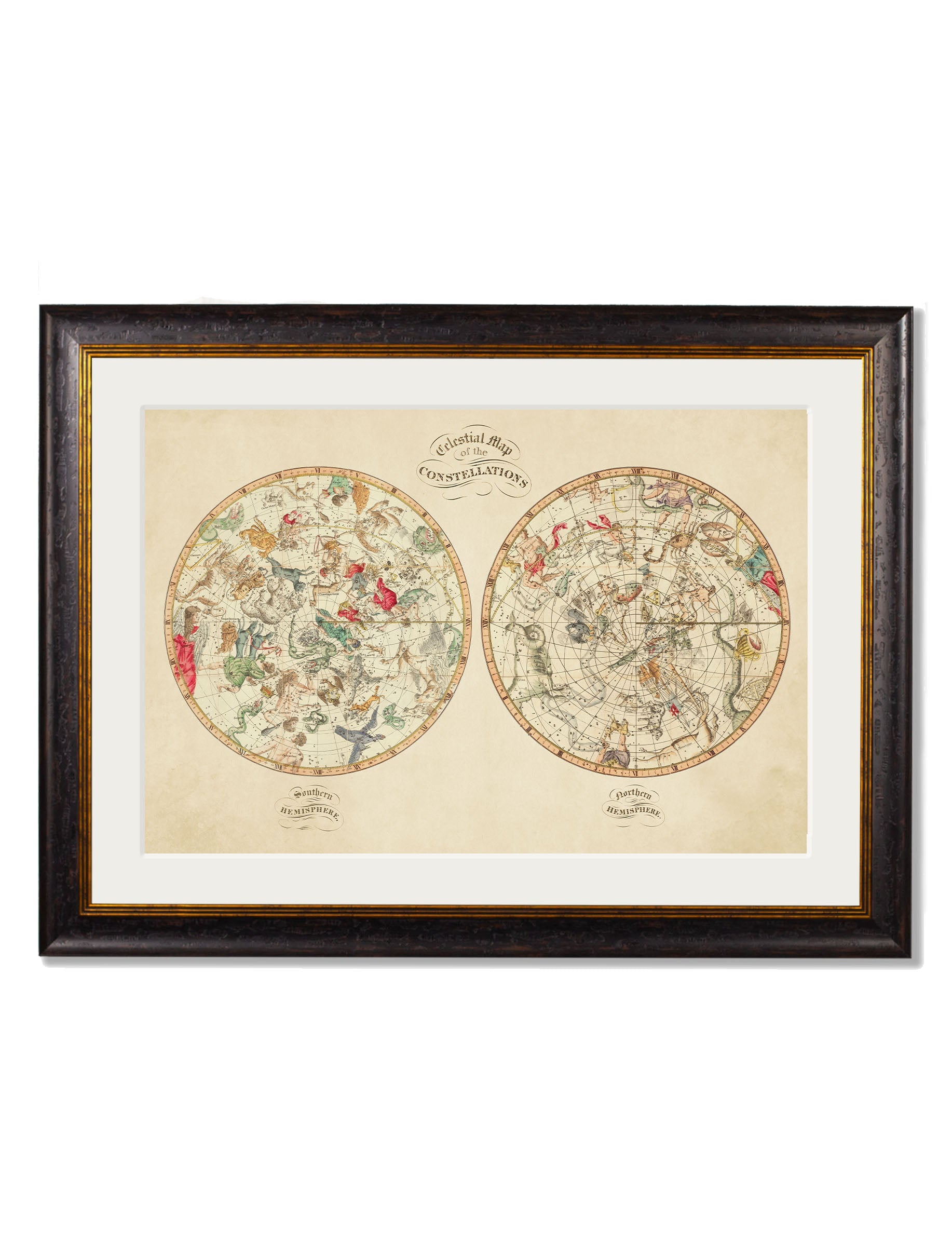 c.1820 Map of the Constellations detail – Leya Buster Interiors