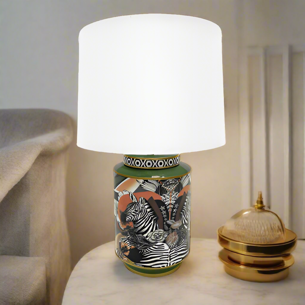 Wondermart Zebra Table Lamp