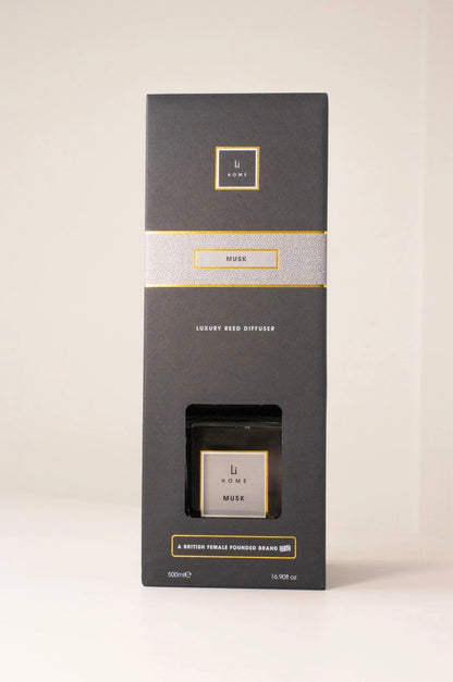 Luxury Square Reed Diffuser – Musk