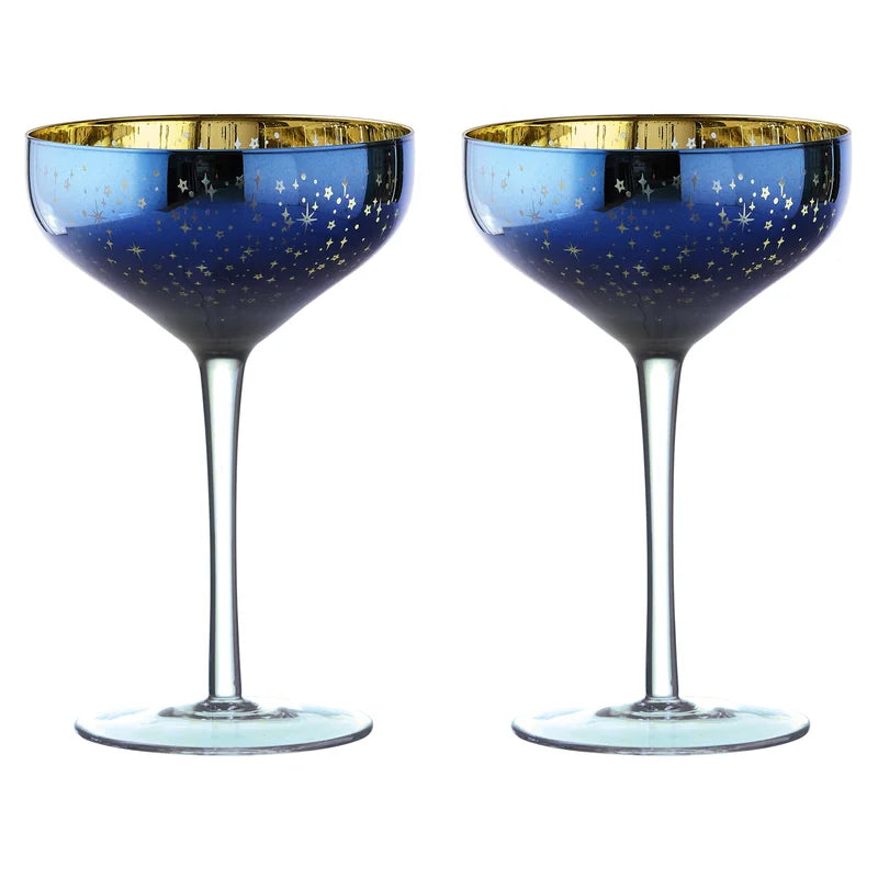Galaxy Champagne Saucers