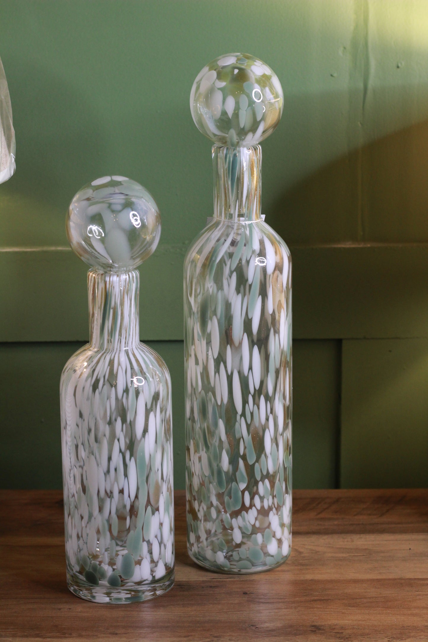 Large Pistachio Fleck Bottle