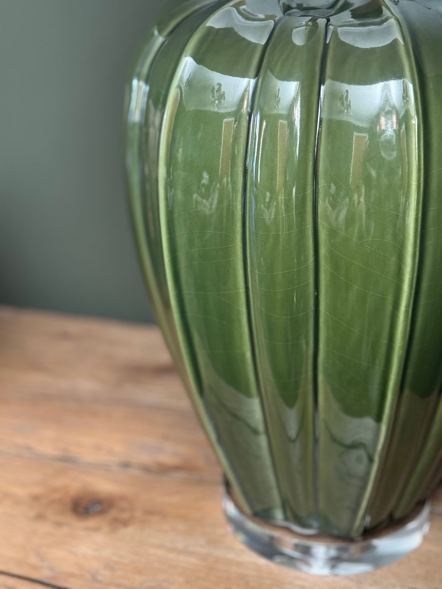 Astrid Green Table Lamp