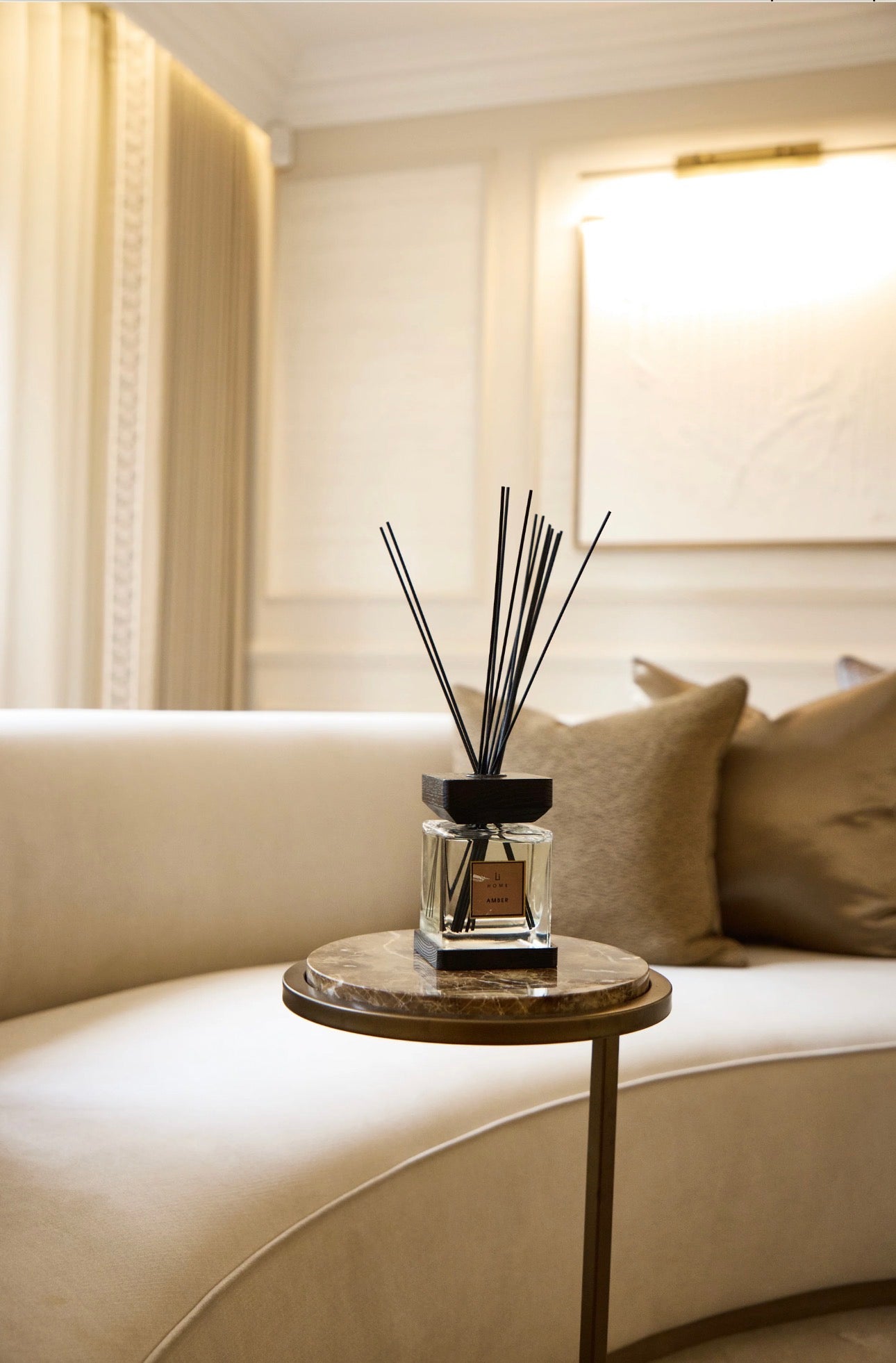 Luxury Square Reed Diffuser – Amber