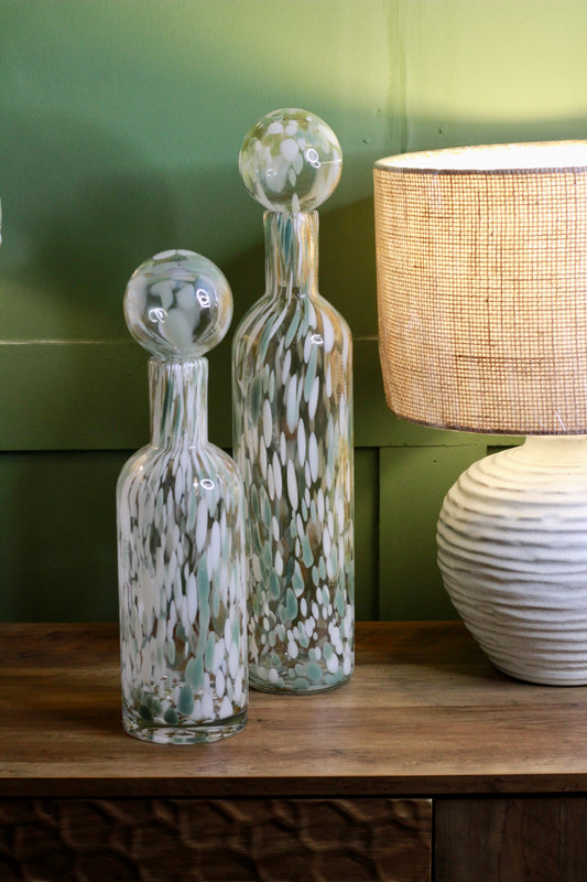 Small Pistachio Fleck Bottle