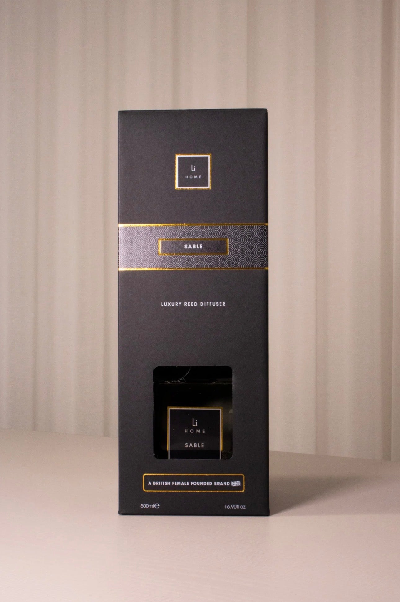 Luxury Square Reed Diffuser – Sable