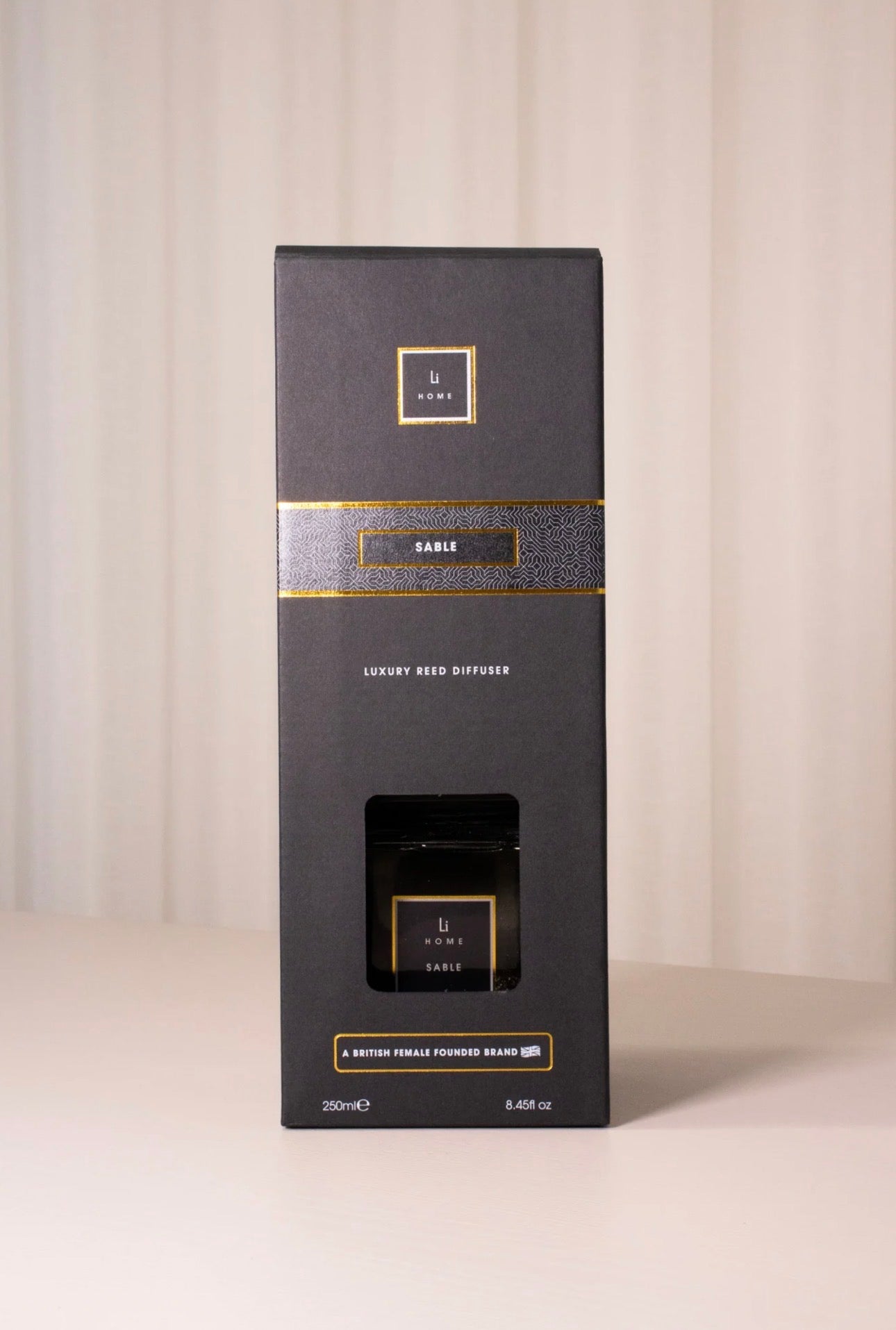 Luxury Square Reed Diffuser – Sable