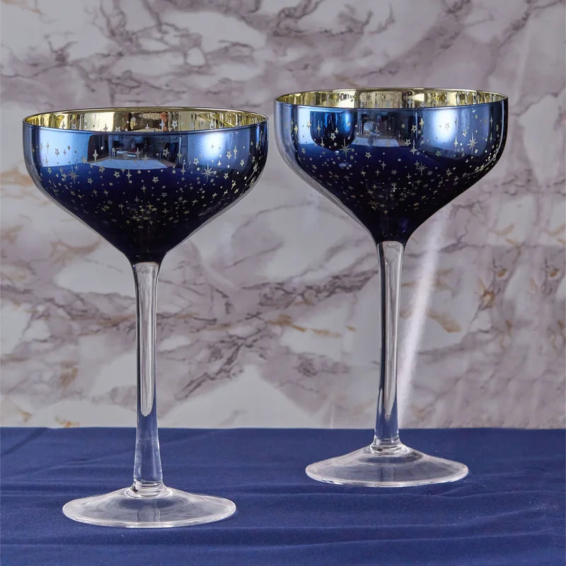 Galaxy Champagne Saucers