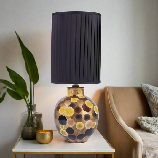 Dotted Gold Lamp