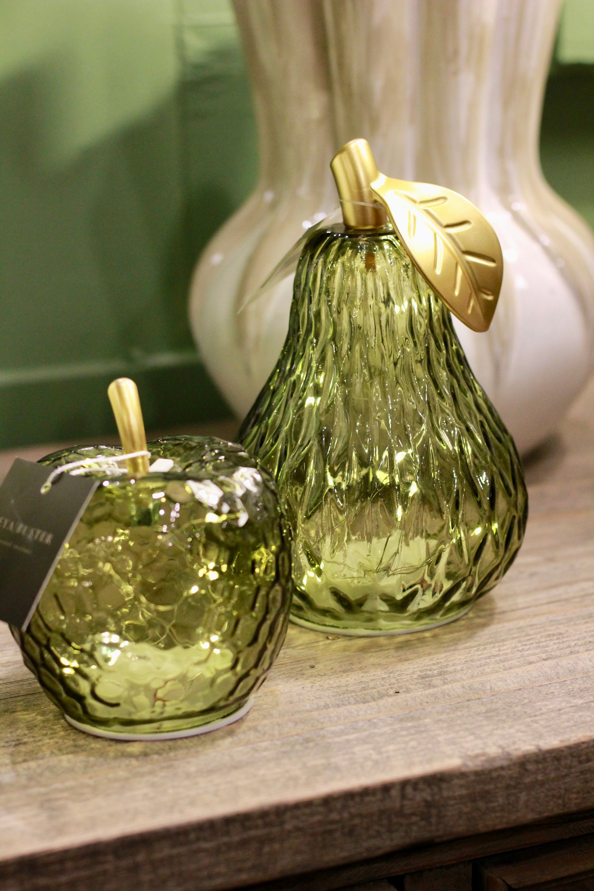 LED Glass Apple Decorative Light – home decor at Leya Buster Interiors
