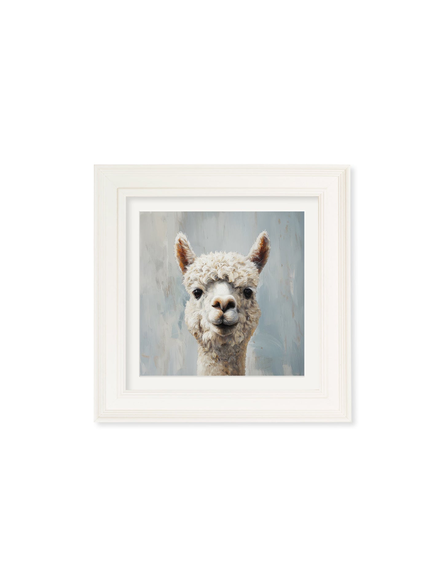 The Goofy Alpaca – Cream Hurstwood Square Frame styled view – Leya Buster Interiors