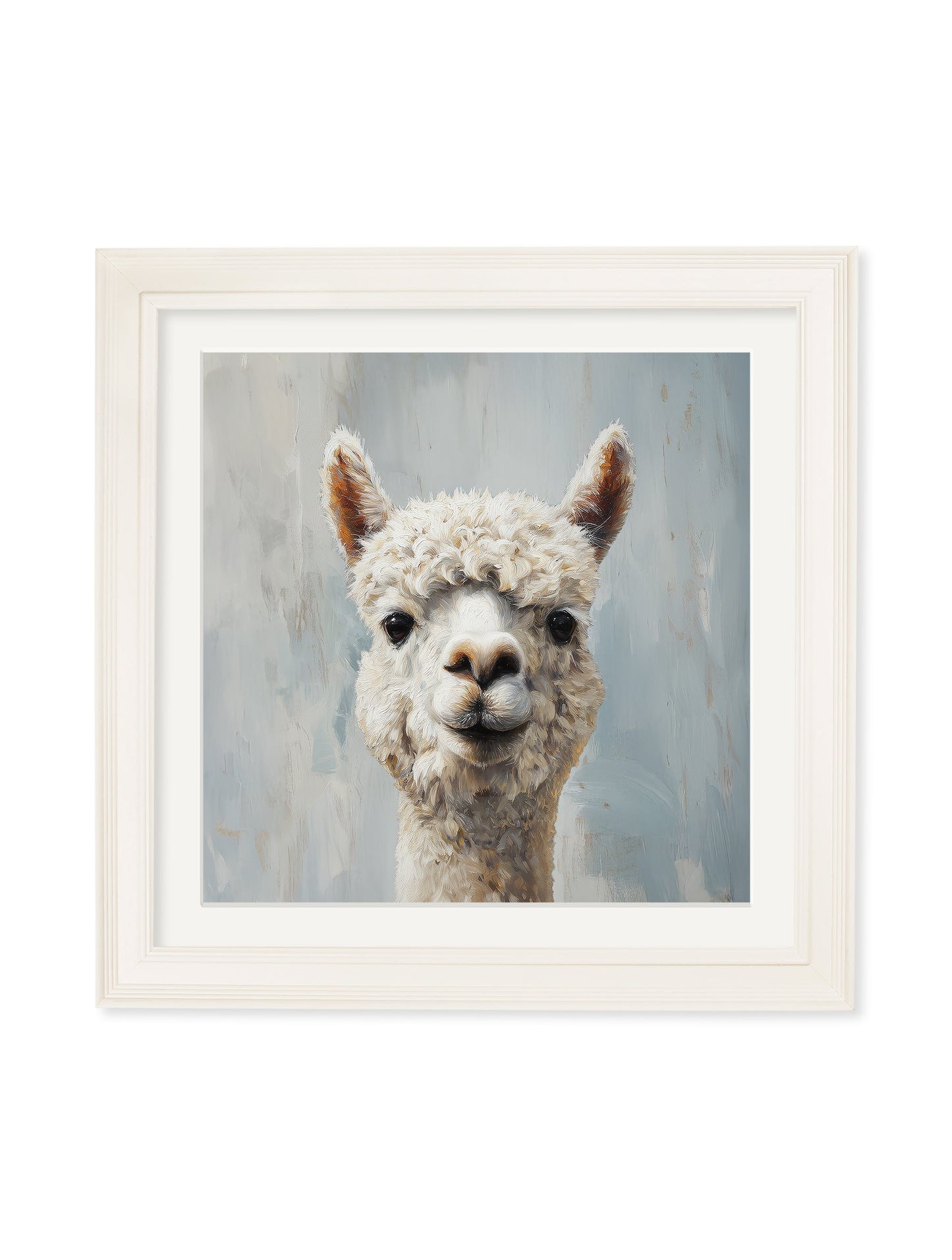The Goofy Alpaca – Cream Hurstwood Square Frame detail – Leya Buster Interiors