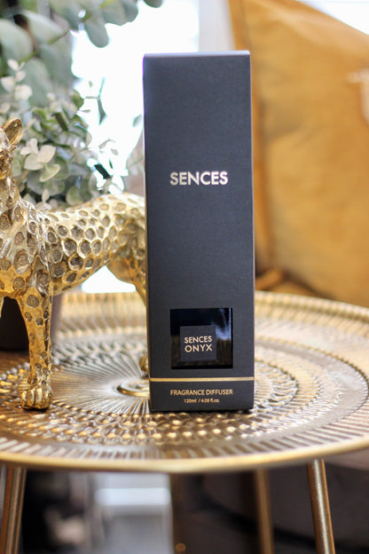 Sences Petite Diffuser – Onyx styled view – Leya Buster Interiors