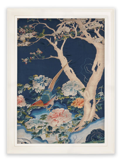 Blue Blossom Trees Set of 2 styled view – Leya Buster Interiors