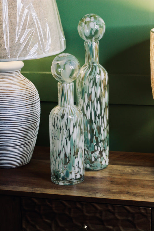 Large Pistachio Fleck Bottle