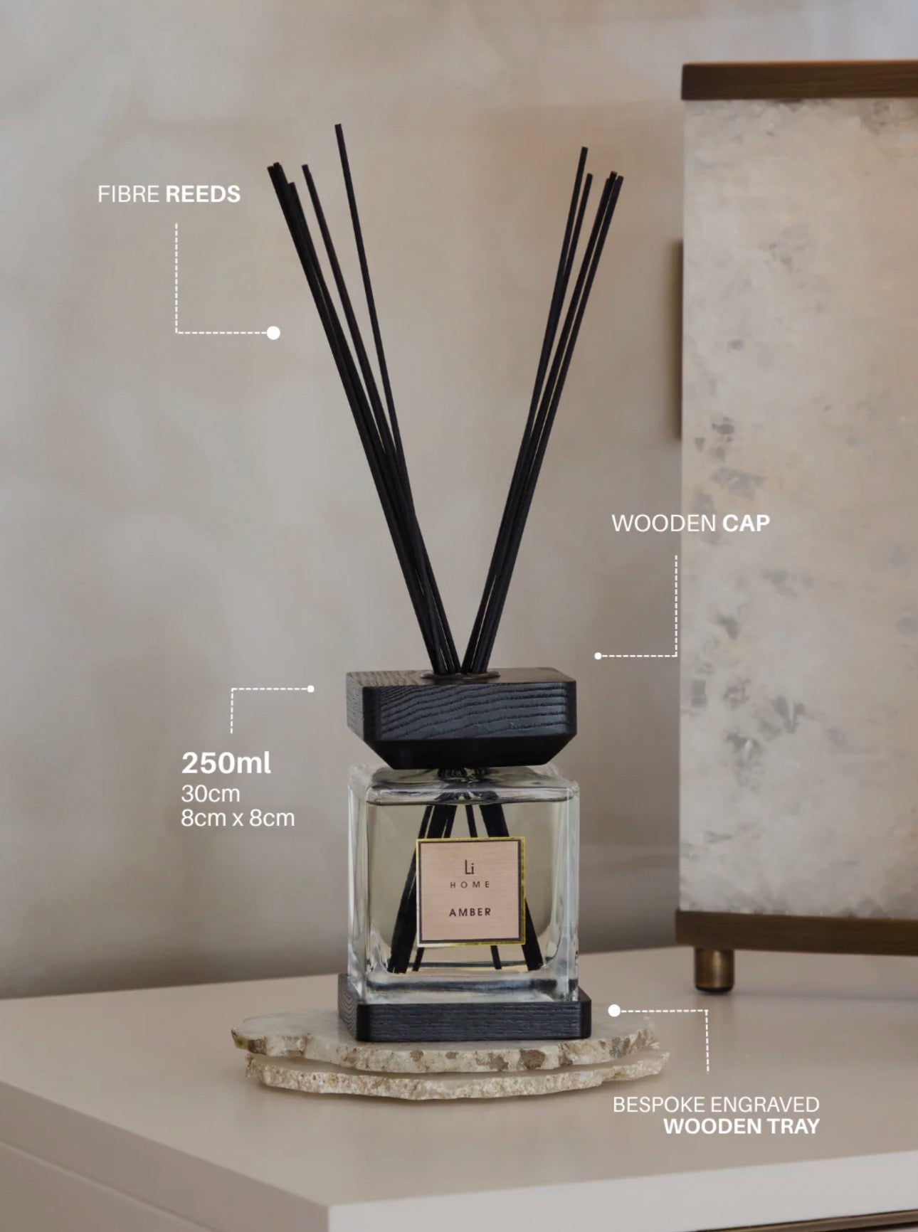 Luxury Square Reed Diffuser – Musk