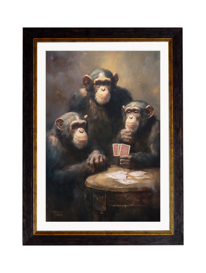 The Card – Playing Chimps – Oxford Frame styled view – Leya Buster Interiors