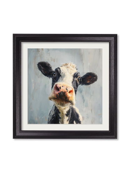 The Curious Cow – Black Hurstwood Square Frame detail – Leya Buster Interiors