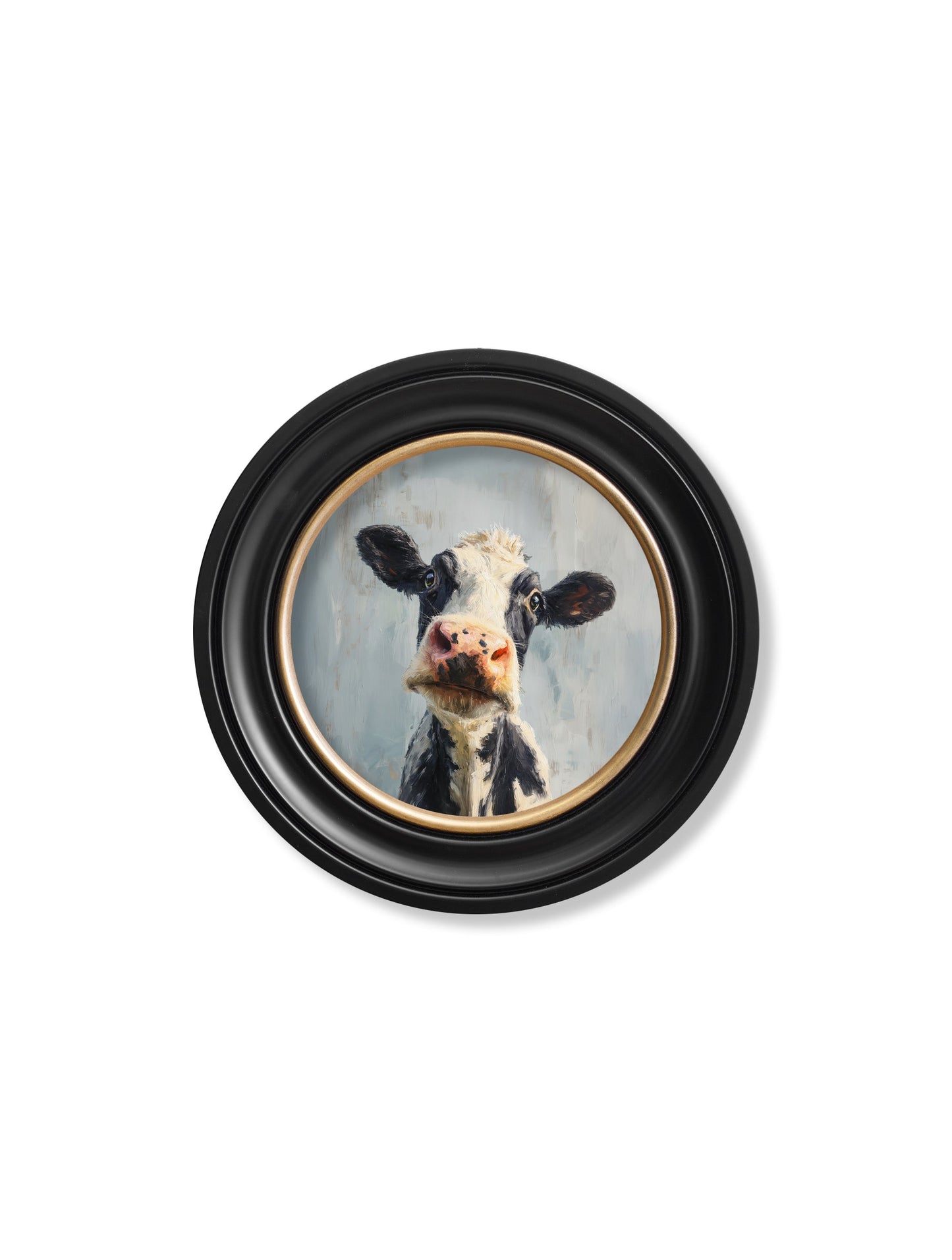 The Curious Cow – Oxford Round Frame styled view – Leya Buster Interiors