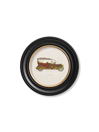 1910 DAIMLER 38 in Round Frame styled view – Leya Buster Interiors