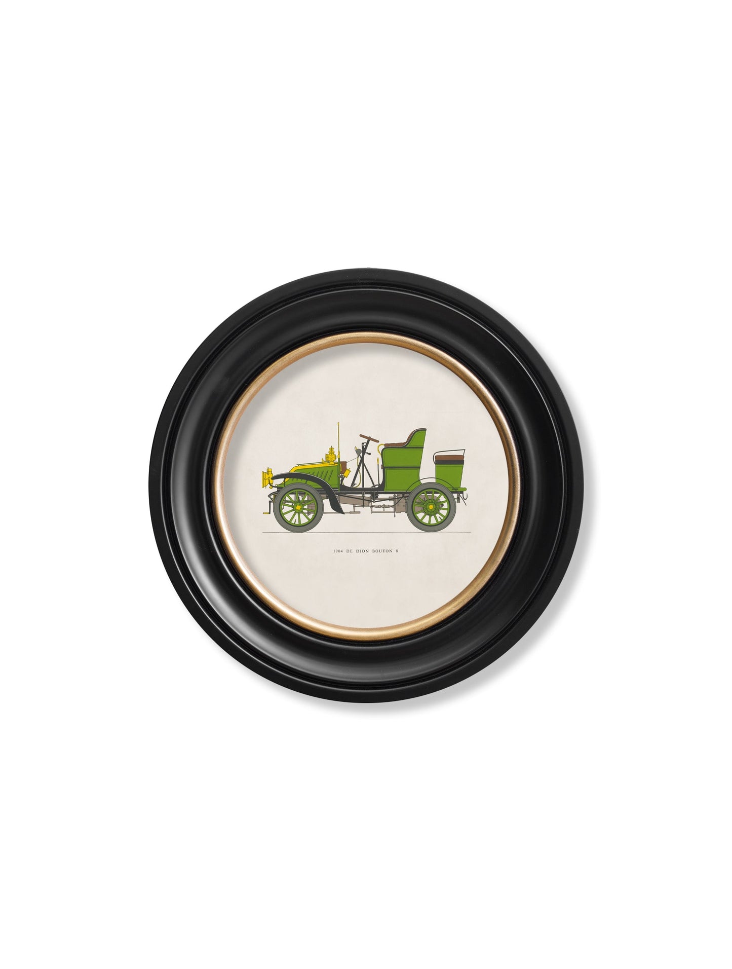 1904 De Dion Bouton 8 in Round Frame styled view – Leya Buster Interiors