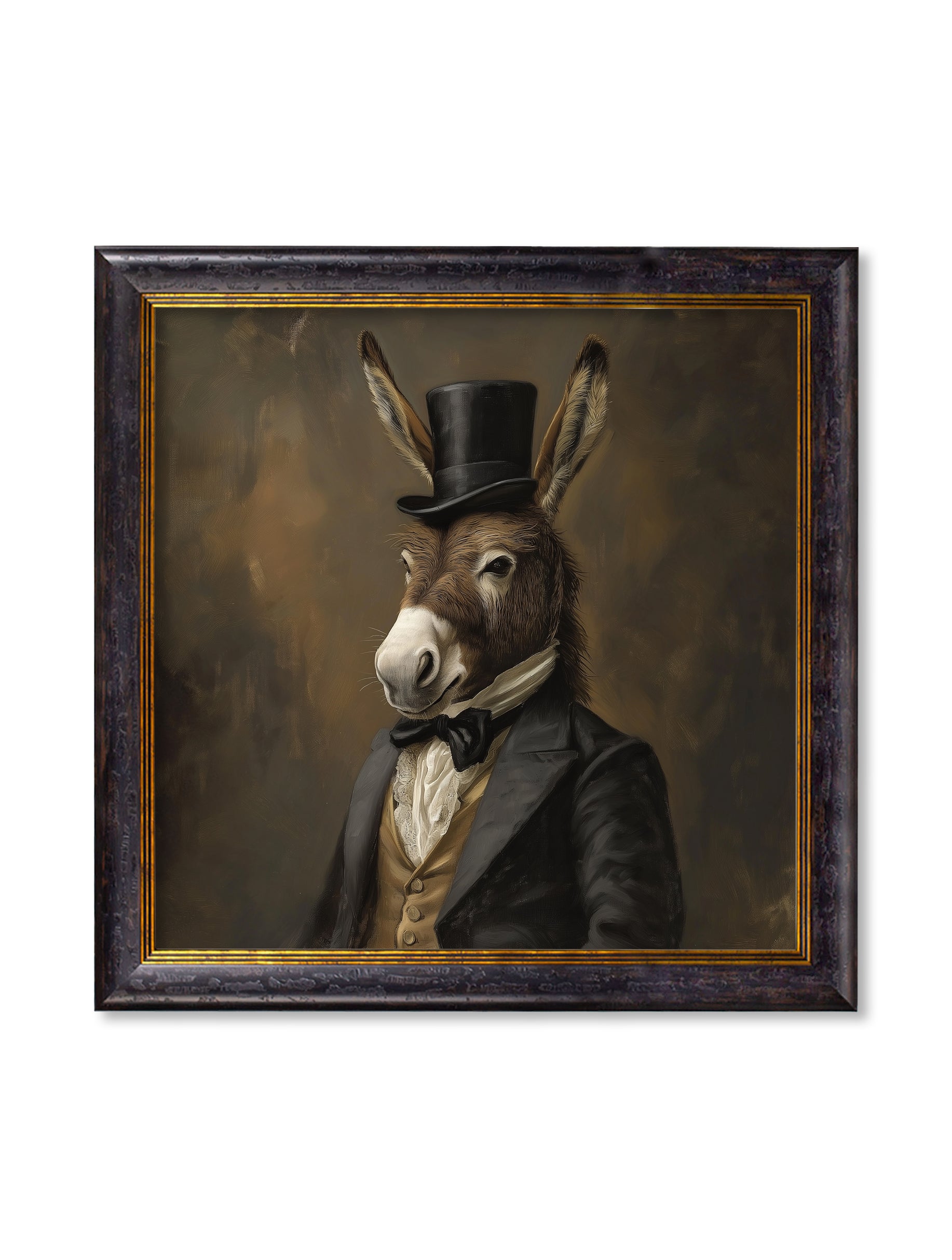 Earl of Assbury – Gentleman Donkey Oxford Square Frame detail – Leya Buster Interiors