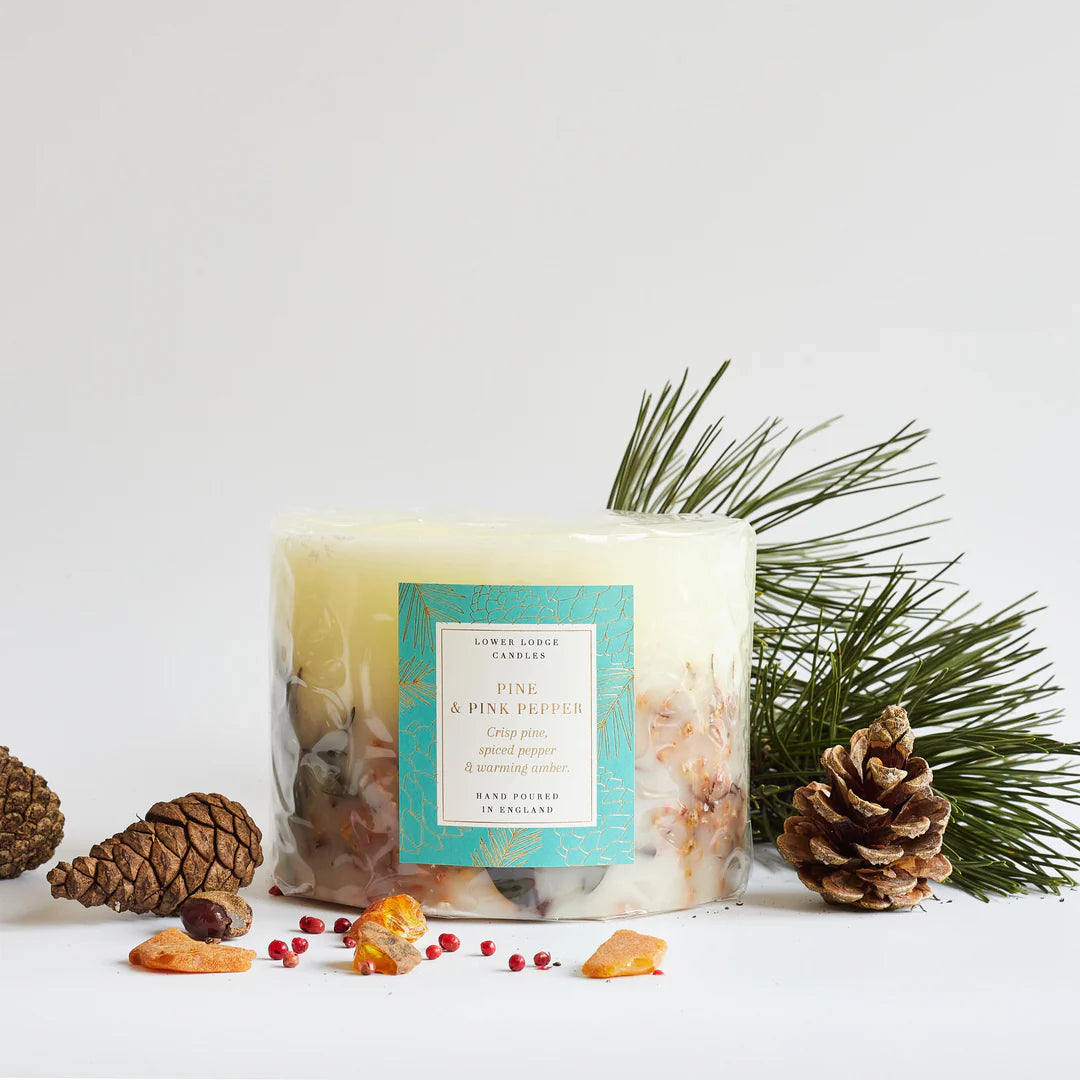 Pine & Pink Pepper Large Botanical Candle