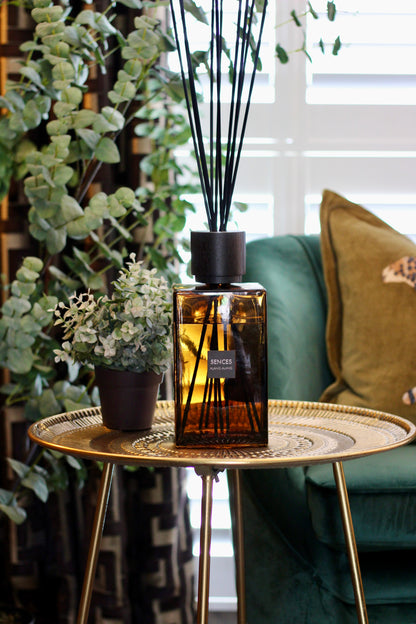Sences Extra Large Diffuser – Amber Alang Alang styled view – Leya Buster Interiors