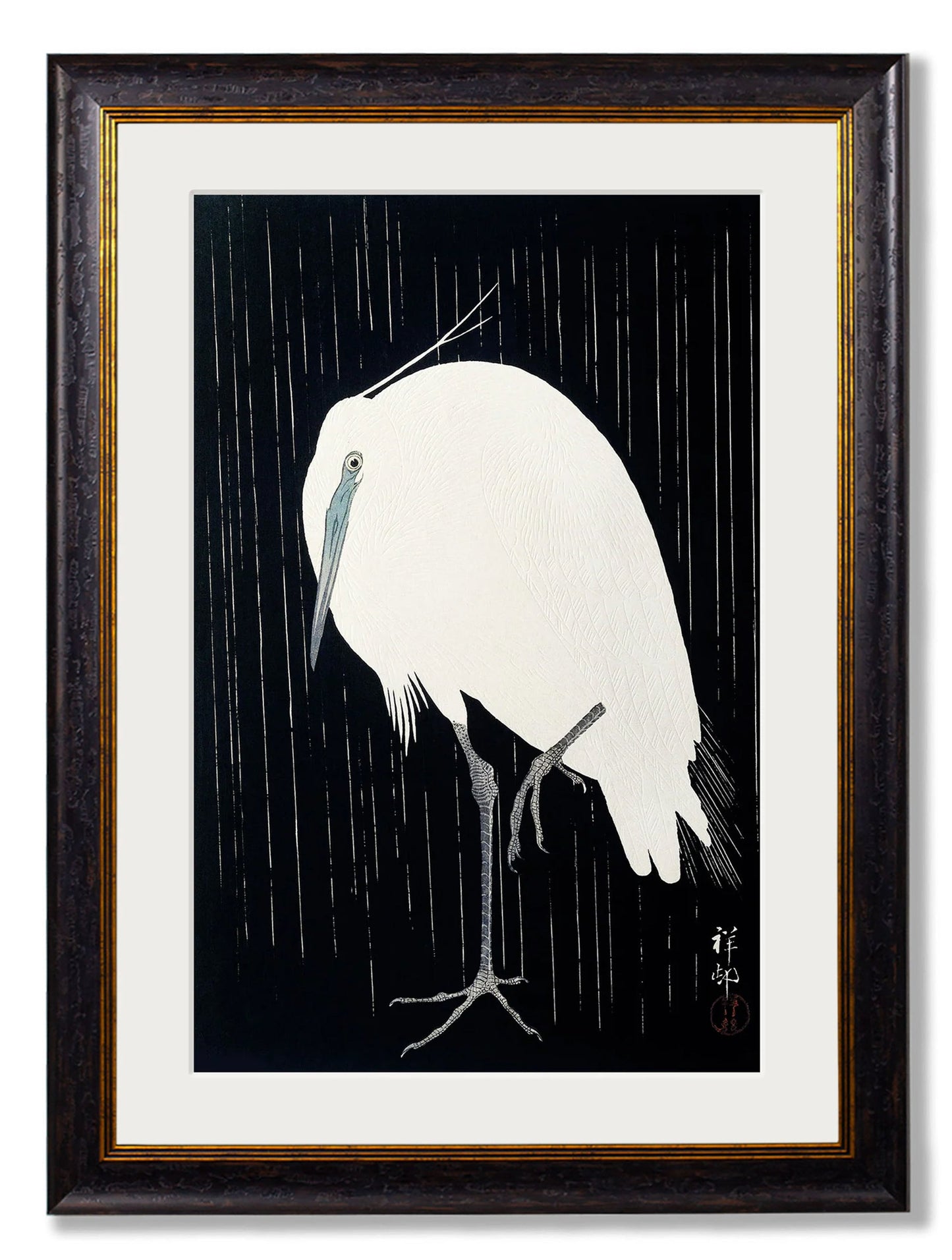 c.1910 Egrets – Ohara Koson styled view – Leya Buster Interiors
