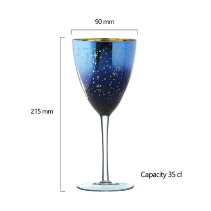 Galaxy Wine Glasses styled view – Leya Buster Interiors