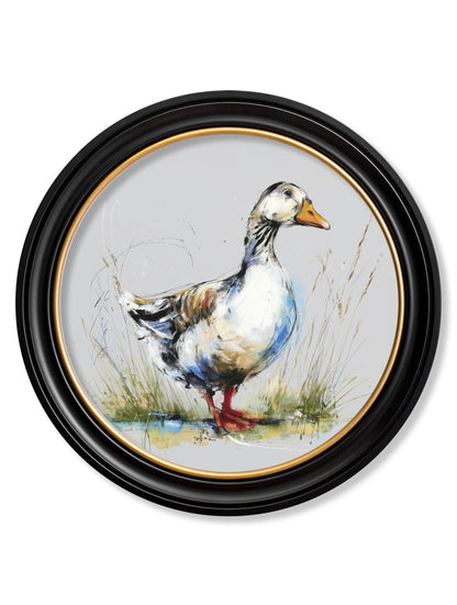 White Goose Cosy Sketch – Oxford Round Frame detail – Leya Buster Interiors