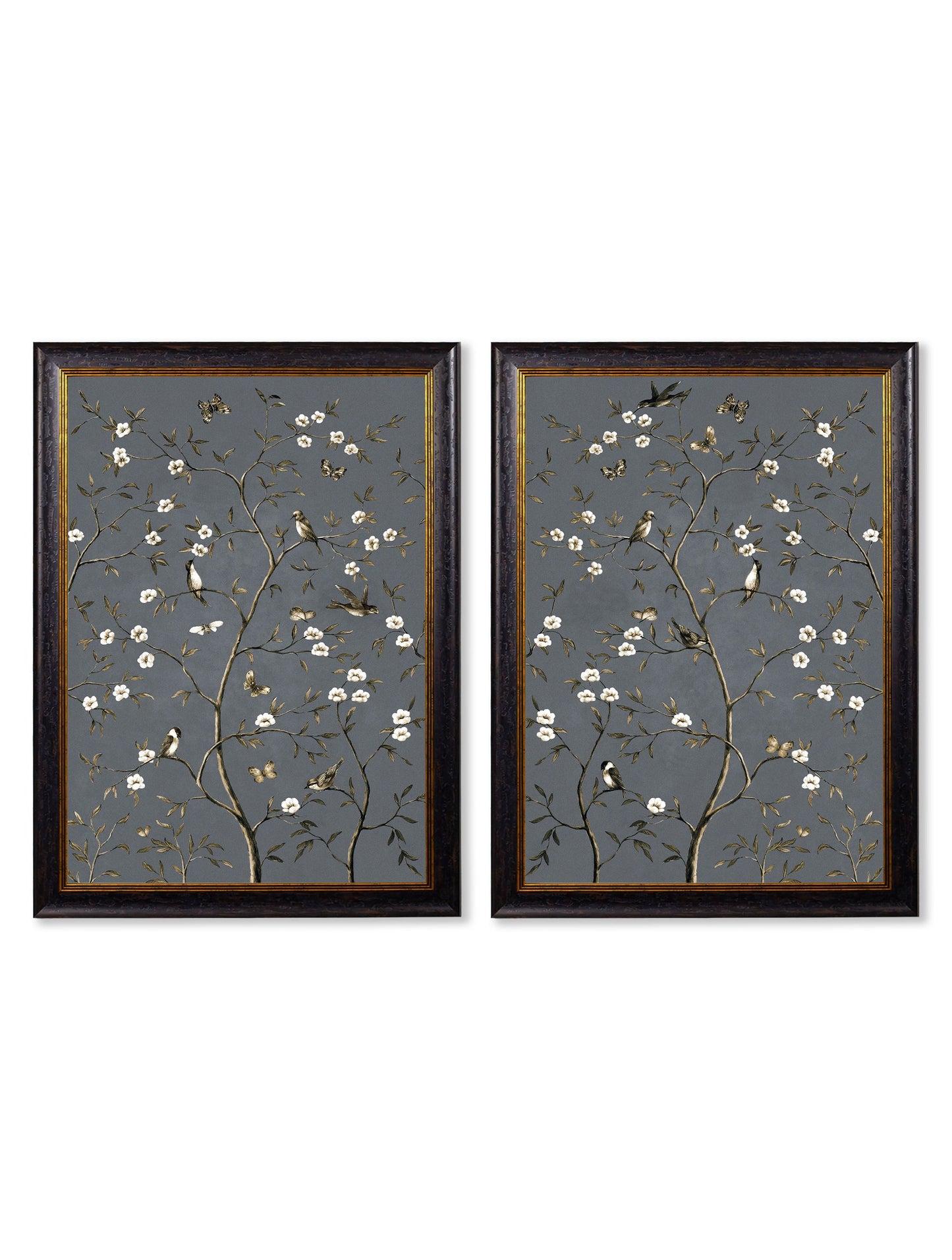 Tree of Life Grey Set of 2 detail – Leya Buster Interiors