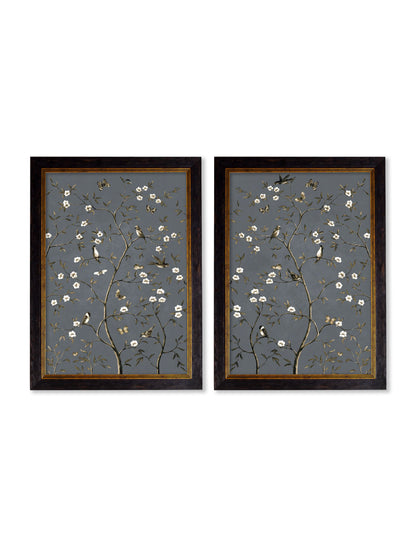 Tree of Life Grey Set of 2 styled view – Leya Buster Interiors
