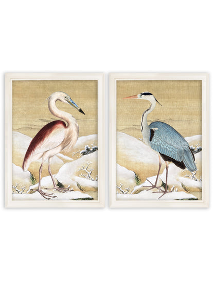 Heron Set of 2 Prints – Ram Das detail – Leya Buster Interiors