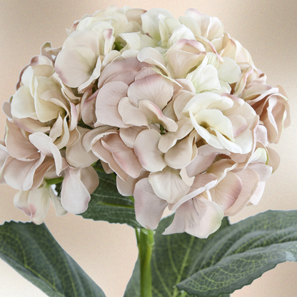 Pink Hydrangea Flower Stem – faux floral stem at Leya Buster Interiors