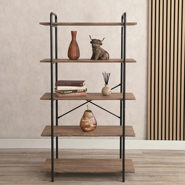 LED Amber Ribbed Decorative Glass Pear