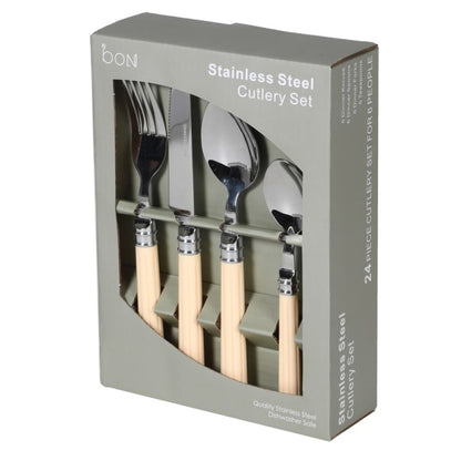 Retro Stlye Cutlery Set styled view – Leya Buster Interiors