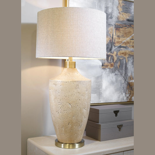 Verona Travertine Table Lamp