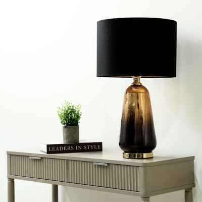 Belgravia Bronze & Black Table Lamp