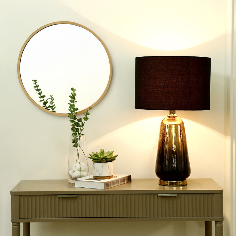 Belgravia Bronze & Black Table Lamp