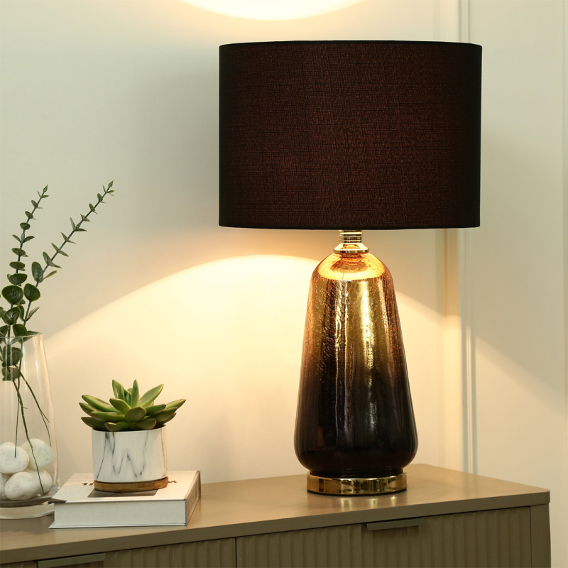 Belgravia Bronze & Black Table Lamp