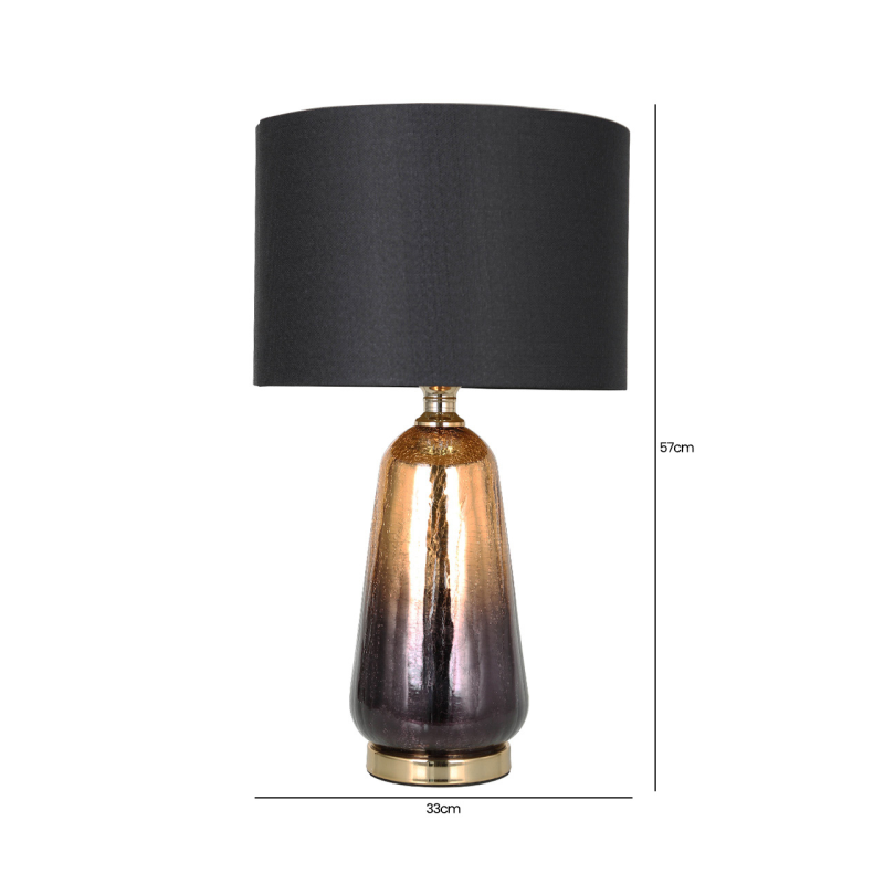 Belgravia Bronze & Black Table Lamp