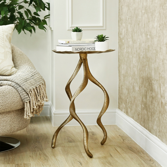 Hartwell Gold Accent Table