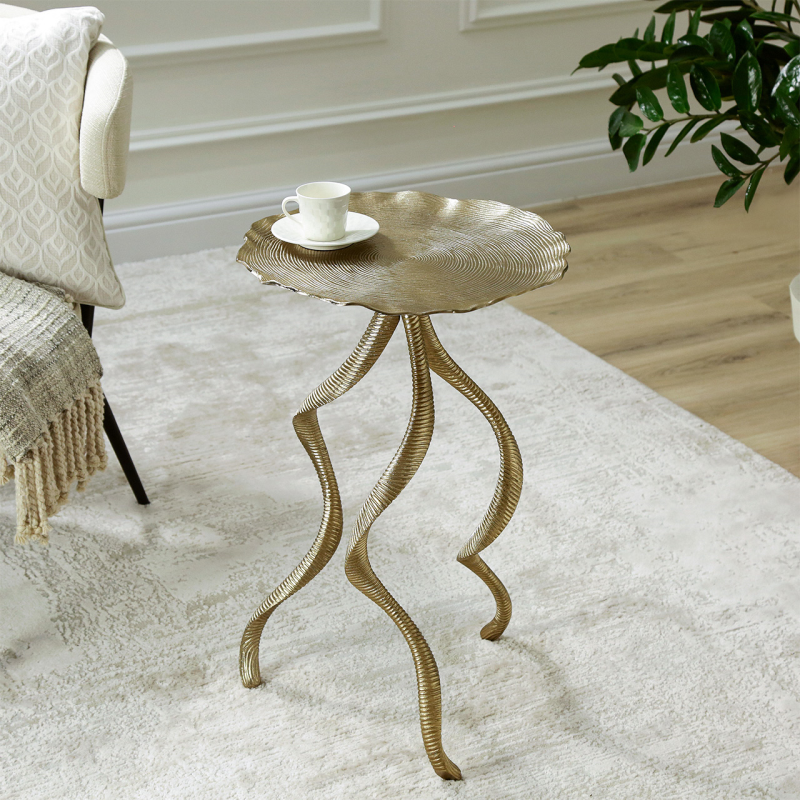 Hartwell Gold Accent Table