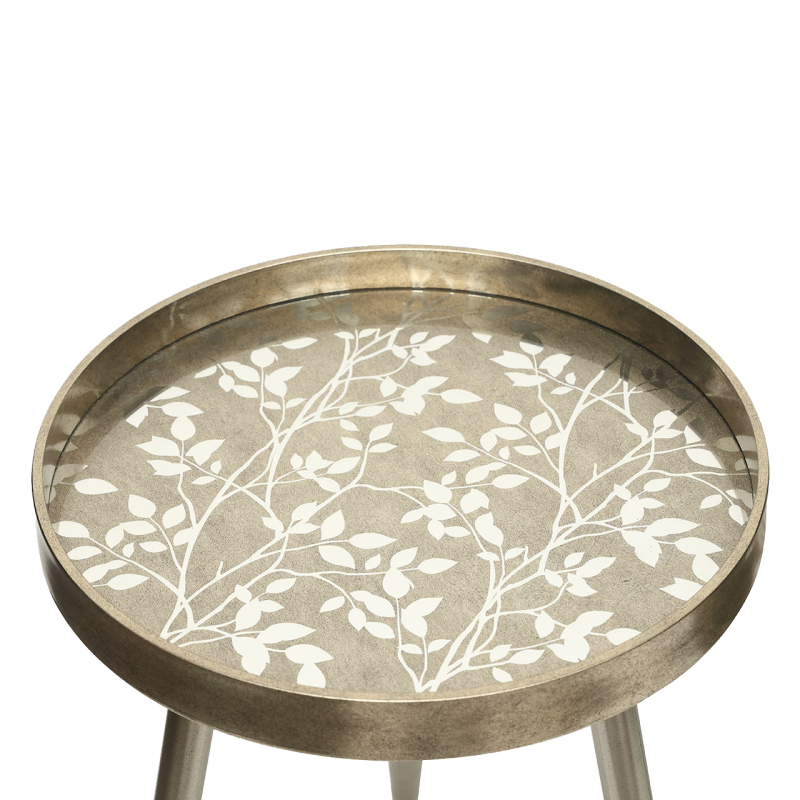 The Valentina Champagne Gold Nesting Tables – Set of 2